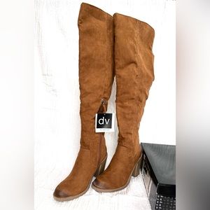 🔹DV by Dolce Vita🔹 Marilyn Over The Knee Boots - Saddle Brown